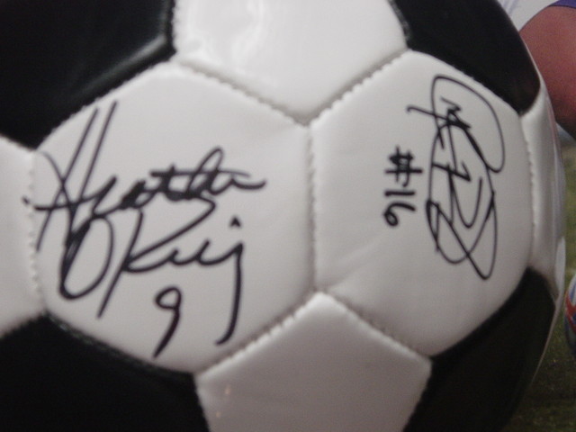 Yep yep (The ball I got at the boys' US v England in Chicago)
