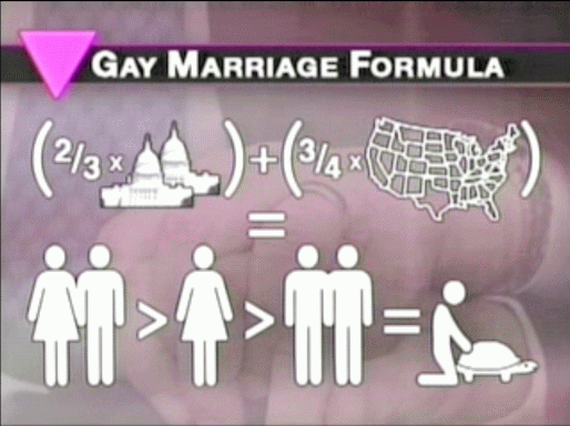 Gay Marriage Formula